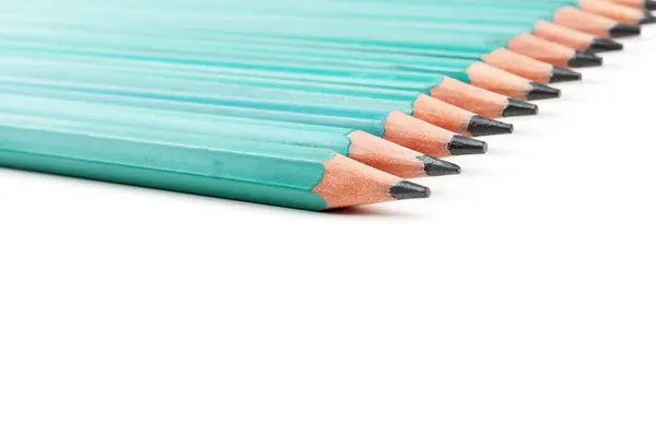 Många pennor — Stockfoto