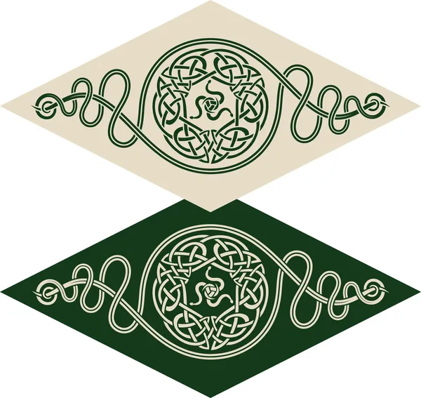 Celtic style pattern — Stock Vector