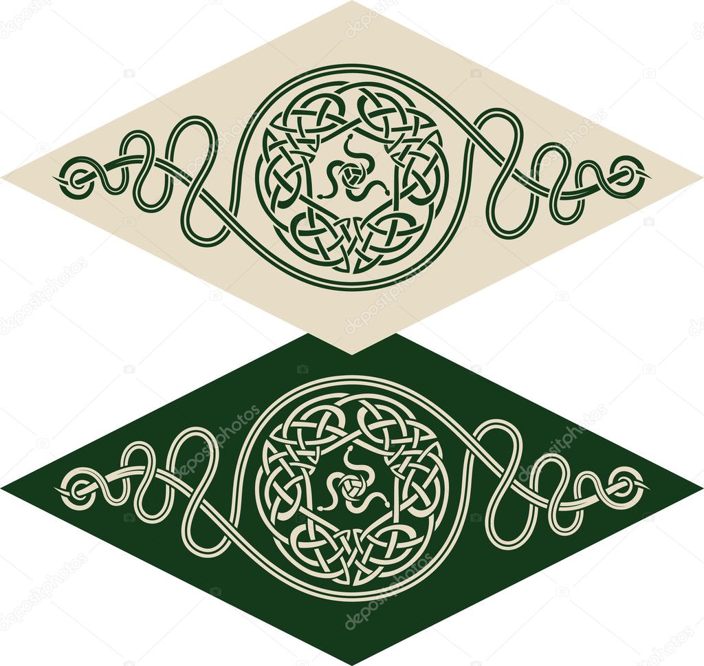 Celtic style pattern