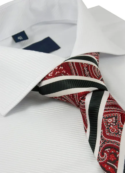 Hemd mit Paisley-Krawatte — Stockfoto