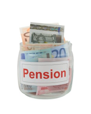 Pension concept clipart