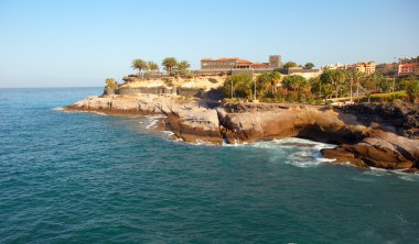 Fort on the coast of Tenerife Island. Canaries, Spain. clipart