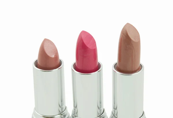 Three multicolored lipsticks — Stock Photo, Image
