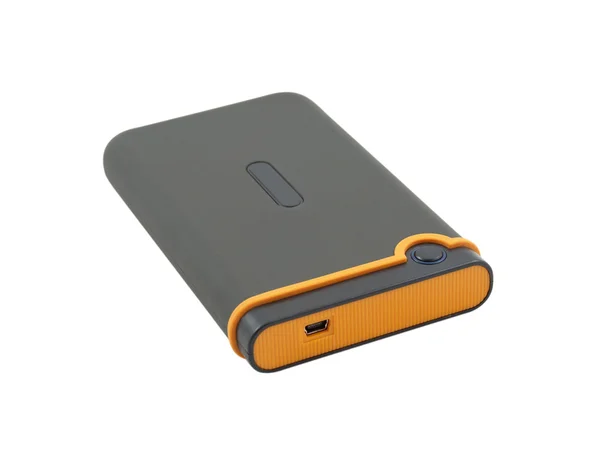 USB внешний портативный жесткий диск — стоковое фото
