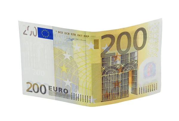 200 euro banknote — Stock Photo, Image