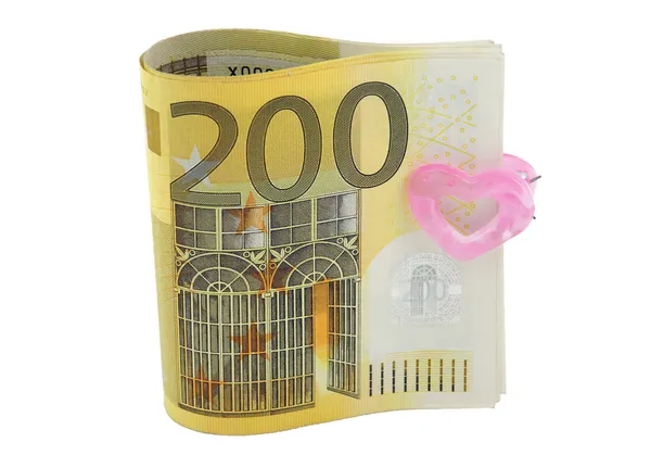 200 banconote in euro — Foto Stock