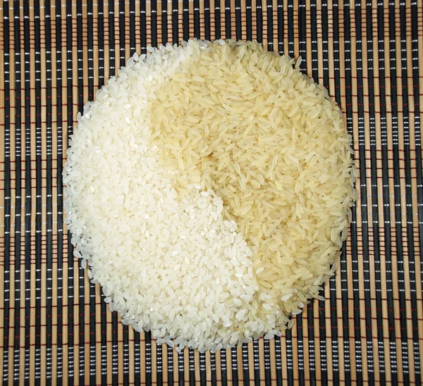 stock image Rice yin yang