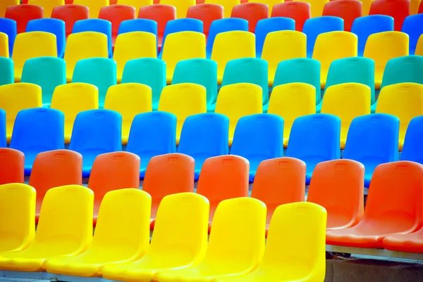 Filas de asientos vacíos — Foto de Stock