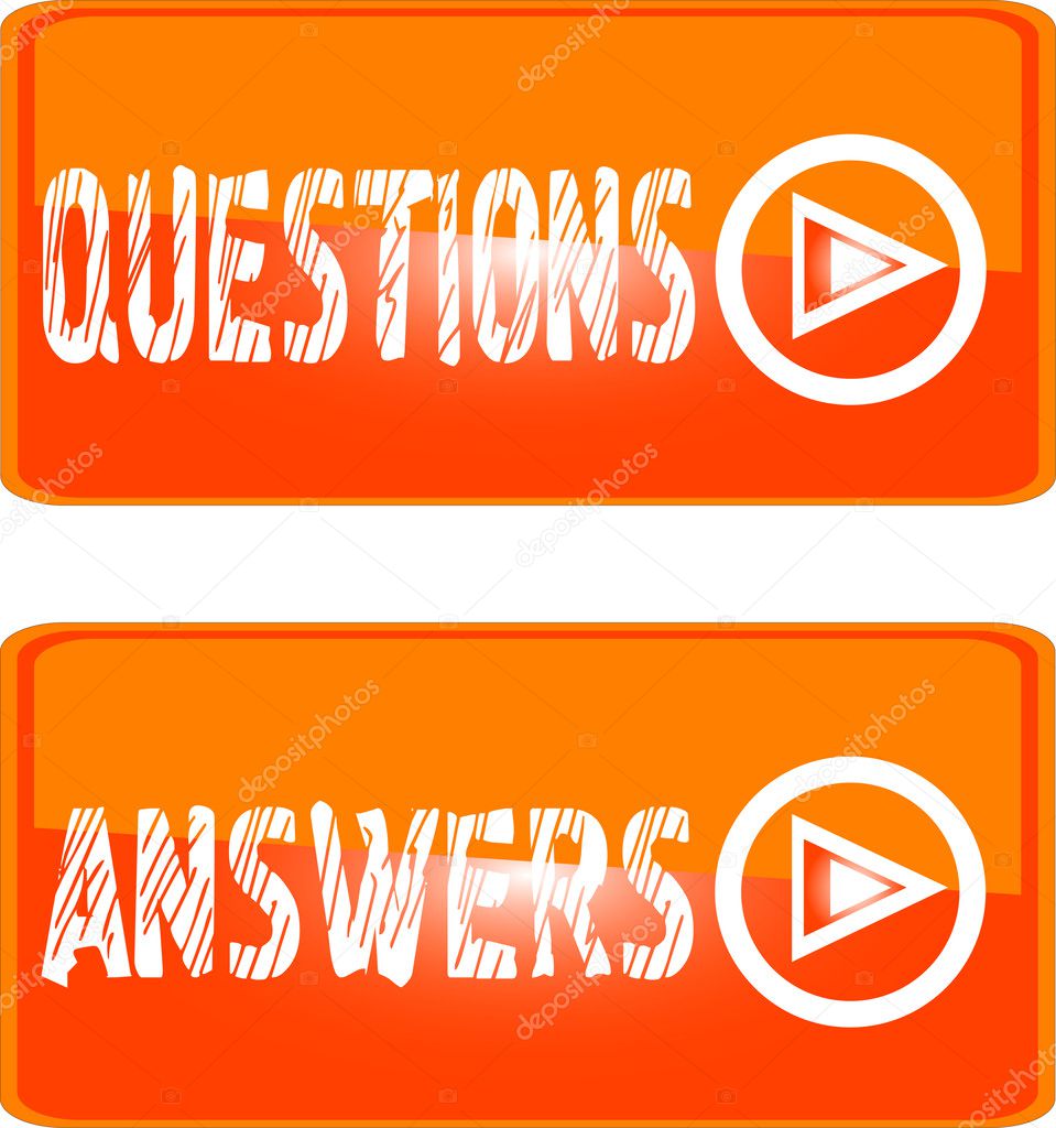 Orange sign icon questions answers