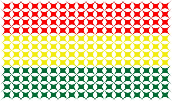 Bandiera dal paese Ghana — Vettoriale Stock