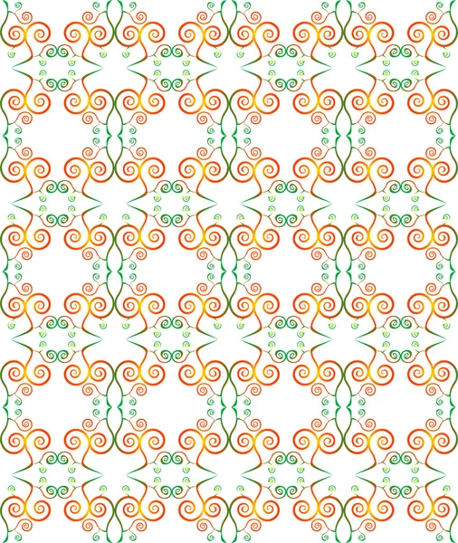 현대적인 디자인으로 녹색 원활한 패턴 배경 — 스톡 벡터