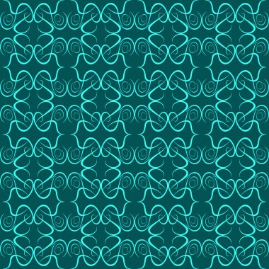 Seamless background blue Floral Pattern