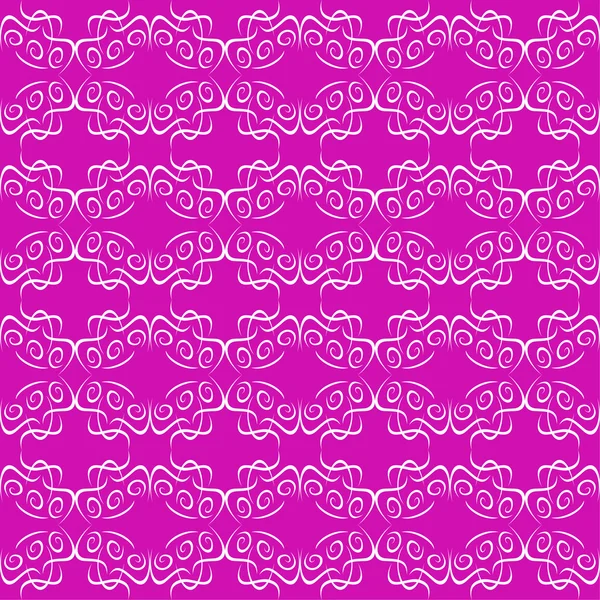 Безшовний орнамент пурпуровий декоративний візерунок фону — стоковий вектор