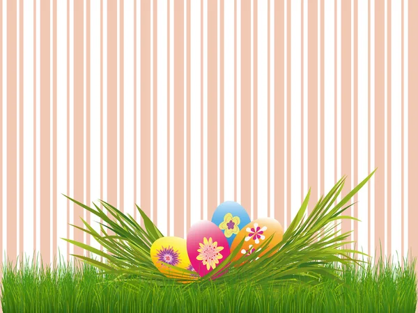 Primavera Pasqua carta da parati vacanza — Vettoriale Stock