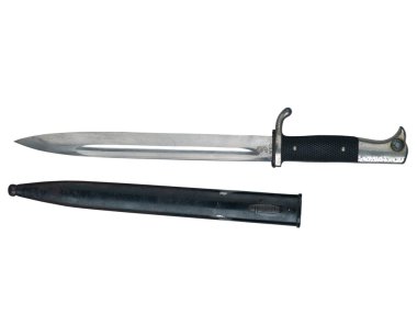 Dagger and scabbard clipart