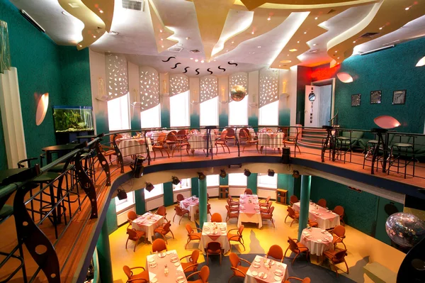 Interieur van het restaurant — Stockfoto