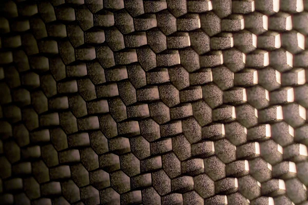 Çokgen şeklinde metal bir yüzeye — Stok fotoğraf