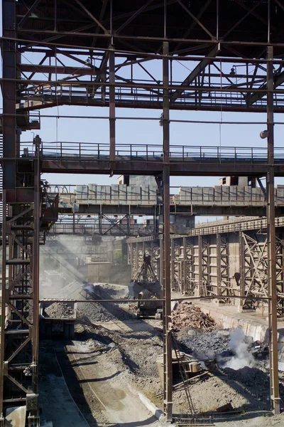 Metallurgische fabriek — Stockfoto