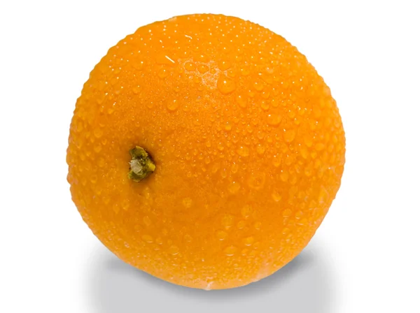 Naranja en el fondo aislado — Foto de Stock