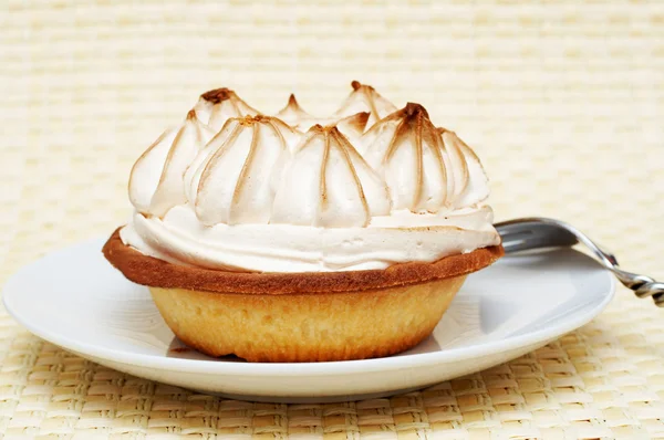 Miniature lemon meringue cake — Stock Photo, Image
