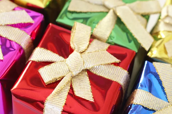 Colorful Christmas gifts — Stock Photo, Image