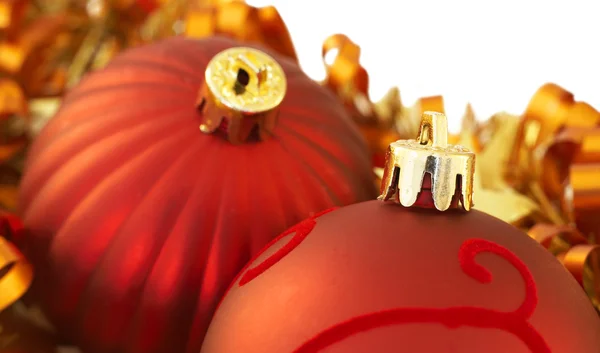 Kırmızı Noel mücevherleri — Stok fotoğraf