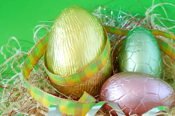 Huevos de chocolate —  Fotos de Stock