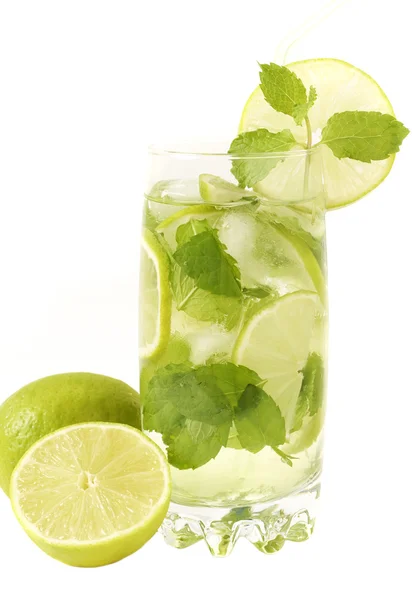 stock image Mojito cocktail on white background