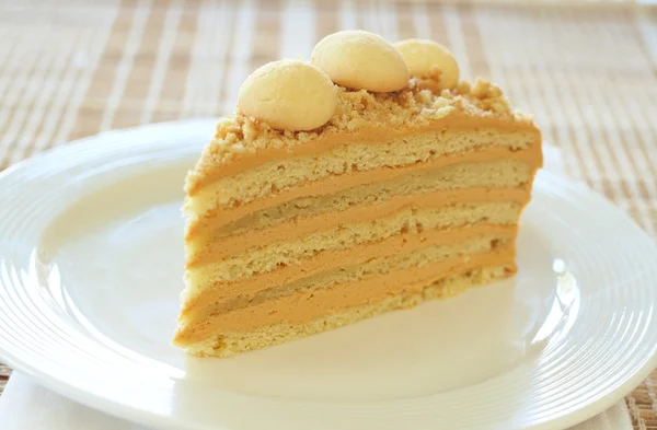 Torta di caramello medovik — Foto Stock
