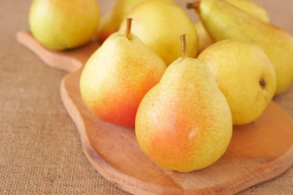 stock image Bunch of fresh yellow pears