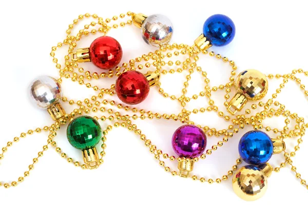 ColorfulChristmas baubles — Stock Photo, Image