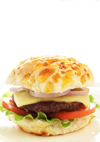 Smaczny hamburger — Zdjęcie stockowe