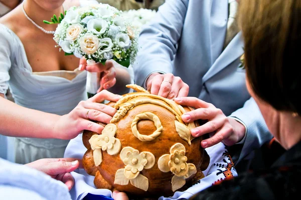 Bruiloft brood Stockfoto