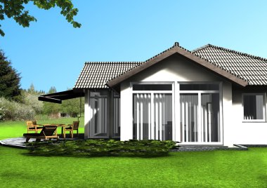 3D bungalov