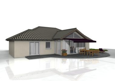 3D bungalov