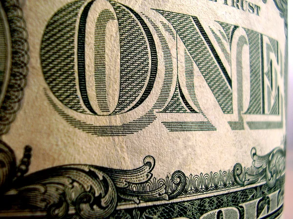 Dinheiro em um fundo branco — Fotografia de Stock