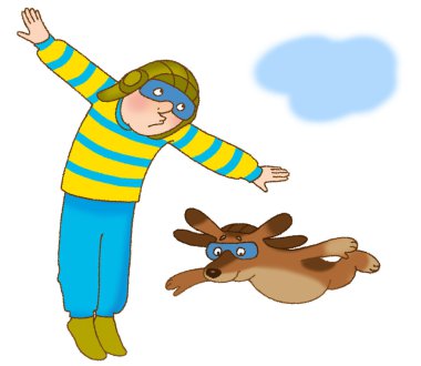 Child's gymnastics clipart