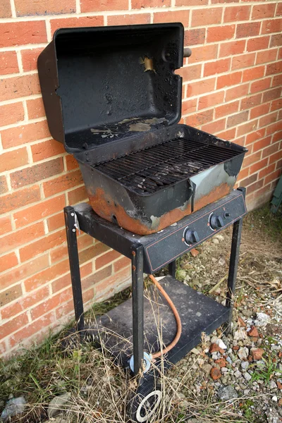 Rozsdás barbecue Stock Kép