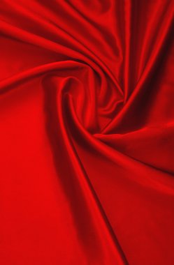 Red satin fabric clipart