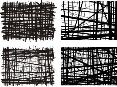 Black lined backgrounds clipart