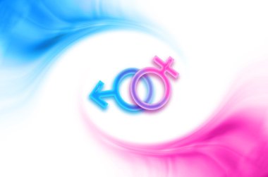 Male female symbols clipart