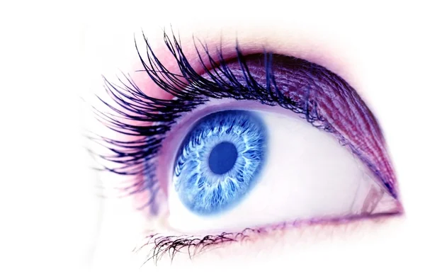 Astratto Occhio Blu — Foto Stock