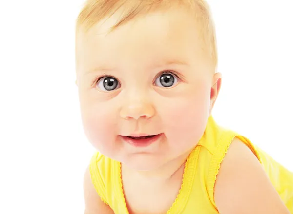 Retrato do rosto do bebê — Fotografia de Stock