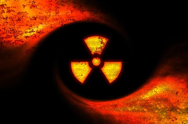 Toxic symbol abstract background — Stock Photo, Image