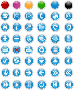 Icons Set clipart