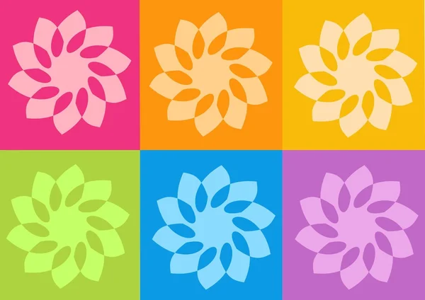 Yoga yantras flores —  Fotos de Stock