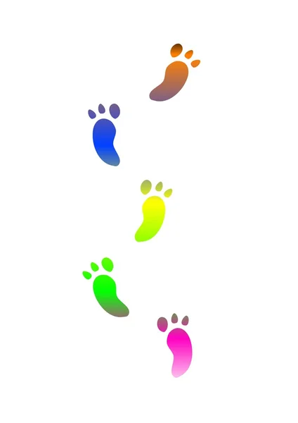 stock image Footprints