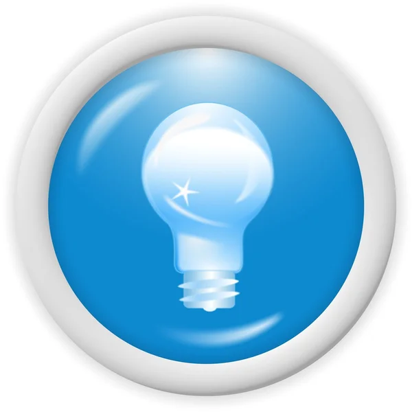 3d blue icon — Stock Photo, Image