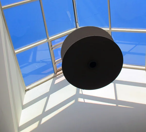Detalhe de um teto de vidro — Fotografia de Stock