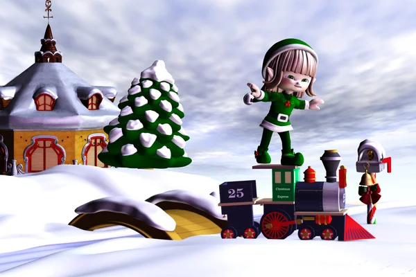 Christmas Express — Stock Photo, Image
